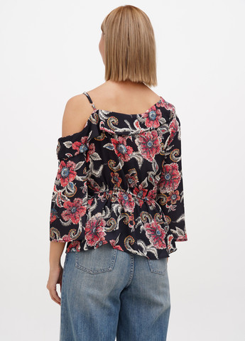 Чёрная блуза Sassofono Club