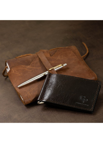 Затискач для купюр шкіряний Grande Pelle (252086632)