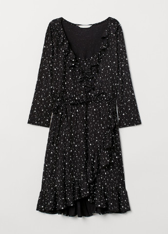 Чорна кежуал сукня для годуючих мам H&M зірки