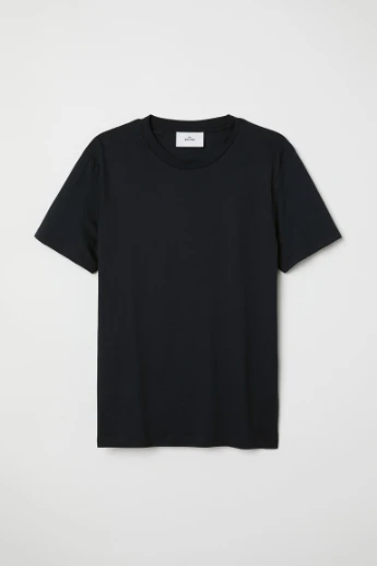 Черная футболка H&M
