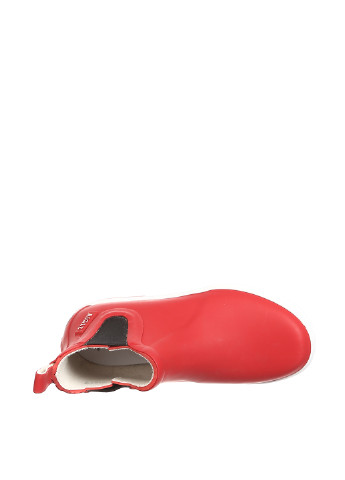 Красные резиновые ботинки Aigle На резинке