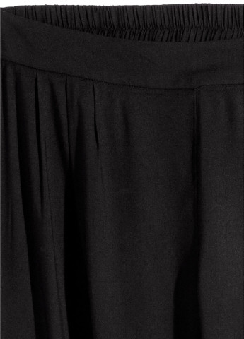 Черные кэжуал летние шаровары брюки H&M