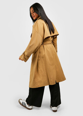Плащ Boohoo тренчкот на пуговицах демисезон (322186867)