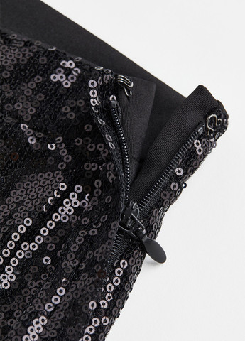 Черные кэжуал, праздничный демисезонные клеш брюки H&M