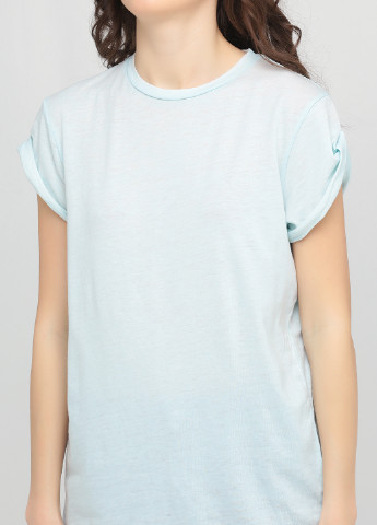 Светло-голубая летняя футболка Asos
