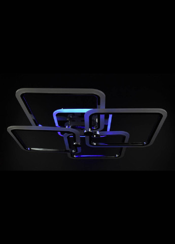 Люстра стельова LED з пультом A2503 / 4L-RGB-ch Хром 11х64х64 см. Handmade (234537718)