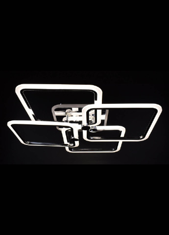 Люстра стельова LED з пультом A2503 / 4L-RGB-ch Хром 11х64х64 см. Handmade (234537718)
