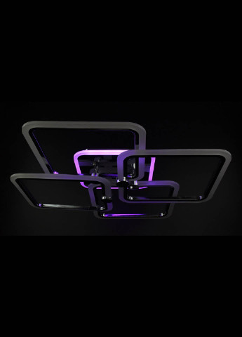 Люстра стельова LED з пультом A2503 / 4L-RGB-ch Хром 11х64х64 см. Handmade (234537718)