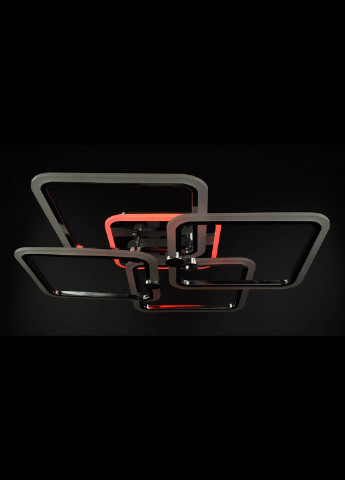 Люстра стельова LED з пультом A2503 / 4L-RGB-ch Хром 11х64х64 см. Handmade (234537718)