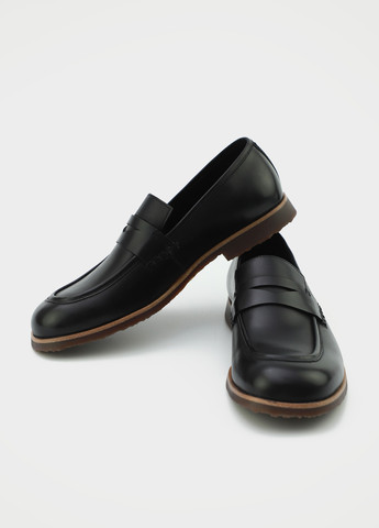 Черные кэжуал туфли Respect без шнурков