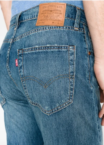 Синие демисезонные джинсы Levi's