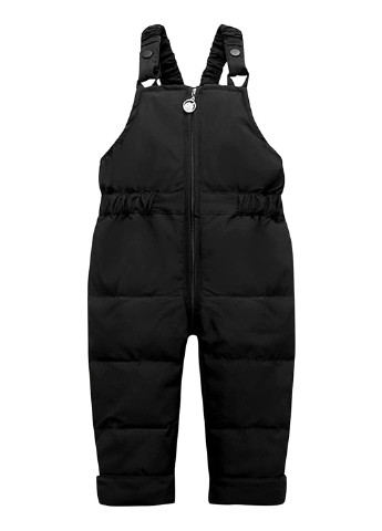Черный зимний комплект (куртка, полукомбинезон) No Brand