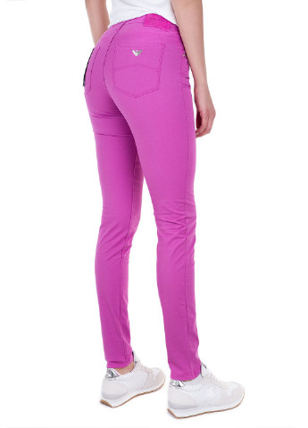 Фиолетовые летние брюки Emporio Armani
