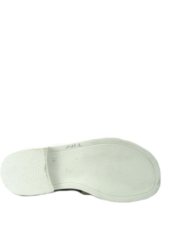 Бежевые шлепанцы Mila с белой подошвой