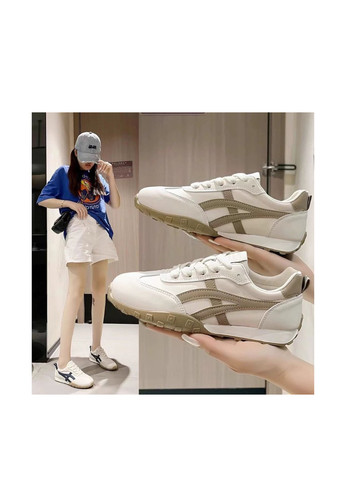 Бежевые кеди No Brand