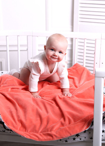 Білий демісезонний набір "bed set newborn" рожевий: подушка, ковдра, простирадло. текстильний набір. mc 110512-07 Macik