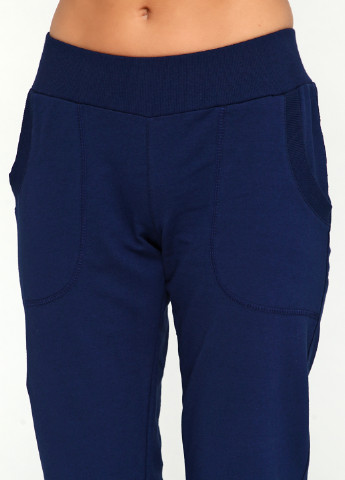 Темно-синие спортивные демисезонные джоггеры брюки Radda