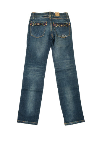 Синие демисезонные прямые джинсы Roy Rogers