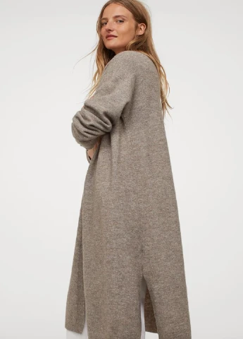 Бежевый демисезонный кардиган H&M