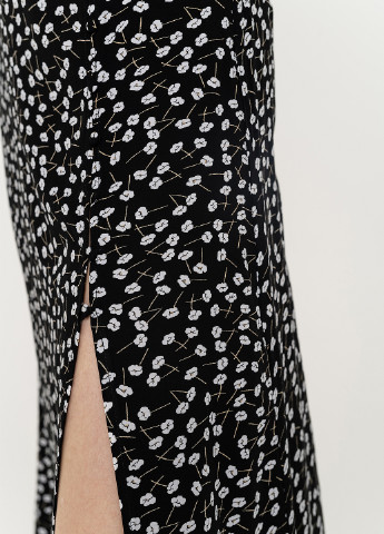 Черно-белая кэжуал юбка befree а-силуэта (трапеция)