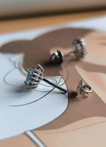 Серьги Silver Flame (354214687)