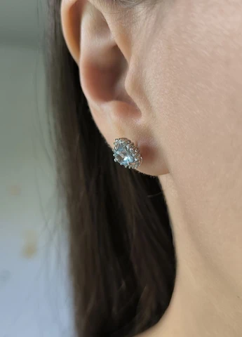 Серьги Silver Flame (354214687)