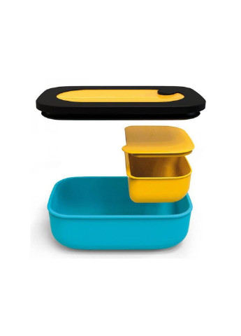 Ланч бокс харчовий On the Go 171100165 900 мл блакитний Guzzini (253620527)