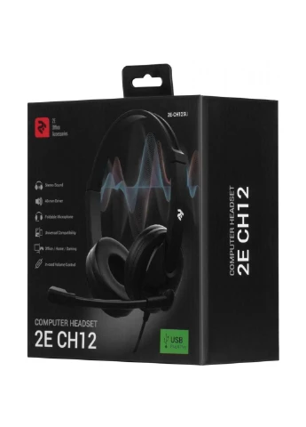 Наушники (-CH12SJ) 2E CH12 On-Ear 3.5mm / 2*3.5mm (253545750)