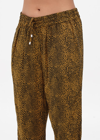 Горчичные кэжуал летние зауженные брюки Marks & Spencer