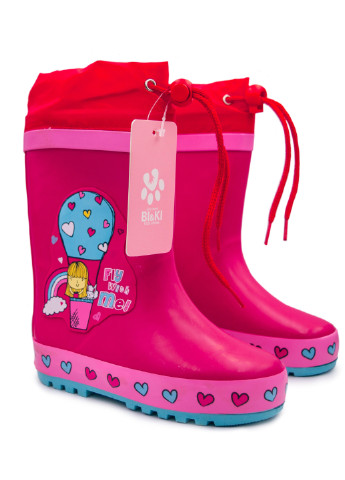 Гумові чоботи для дівчинки, гумовички для дитини, демісезонне взуття Том.м, р.21-24 Том.М (253408898)