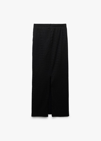 Черная кэжуал однотонная юбка KOTON