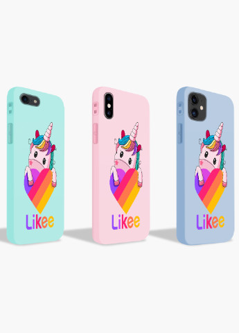 Чехол силиконовый Apple Iphone X Лайк Единорог (Likee Unicorn) (6129-1597) MobiPrint (219536019)