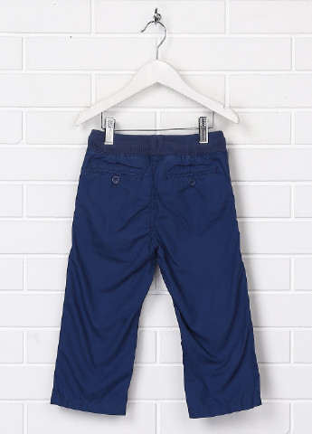 Темно-синие кэжуал демисезонные брюки прямые Gap