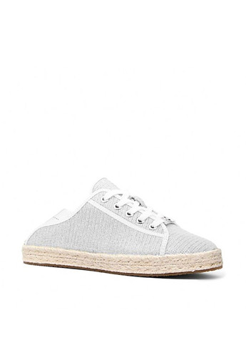 Серебряные кеды Michael Kors