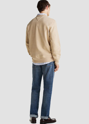 Бежевый свитшот Tommy Hilfiger логотип вышивка (343745230)