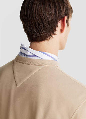 Бежевый свитшот Tommy Hilfiger логотип вышивка (343745230)