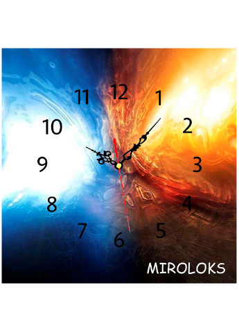Настінний годинник Космос 35х35 см M00011 MIROLOKS (202301206)