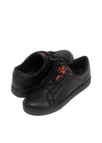 Черные туфли без шнурков Yuki