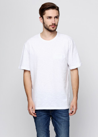 Біла футболка Moss Copenhagen