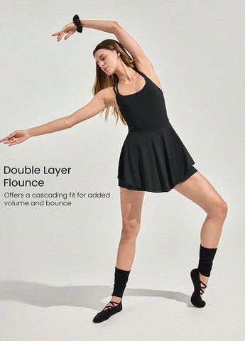 Комбінезон SHEIN комбінезон-шорти однотонний чорний спортивний поліамід