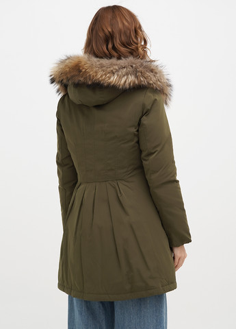 Оливковый зимний Пуховик Moncler