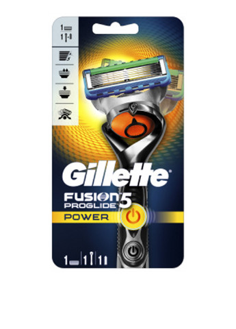 Бритва Fusion5 Power Flexball c 1 змінним картриджем Gillette (138200811)