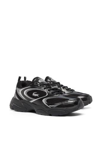 Черные демисезонные кроссовки Lacoste