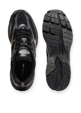 Черные демисезонные кроссовки Lacoste