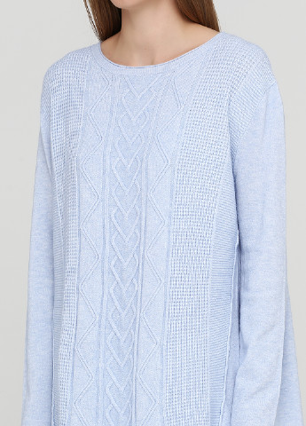 Блакитна кежуал сукня а-силует Louise Orop однотонна