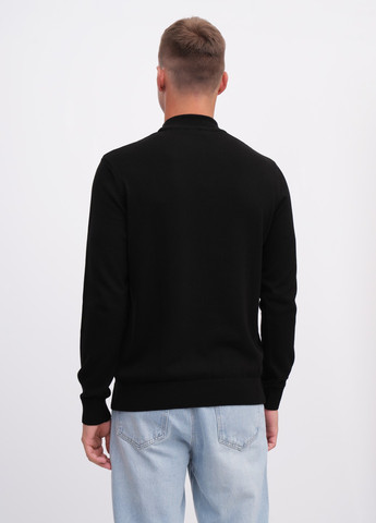 Черный демисезонный свитер джемпер EQUILIBRI