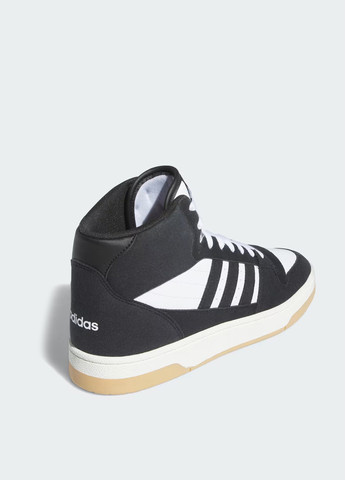 Черно-белые кеды adidas Break Start Mid