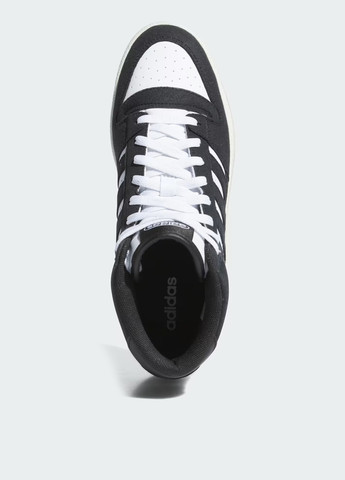 Черно-белые кеды adidas Break Start Mid