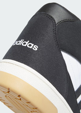 Черно-белые кеды adidas Break Start Mid