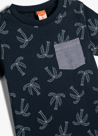 Чорна літня футболка KOTON